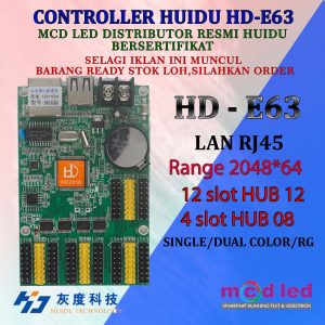 HUIDU HD E63 CONTROLLER RUNNING TEXT