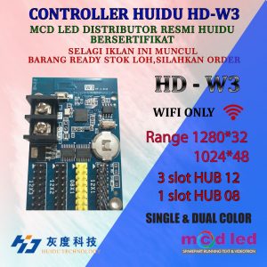HUIDU HD W3 BUKAN HD W03 WIFI CONTROLLER RUNNING TEXT