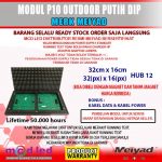 MODUL P10 PUTIH DIP OUTDOOR MEIYAD