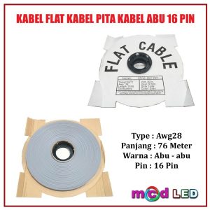 KABEL FLAT KABEL PITA KABEL ABU ABU 16 PIN
