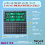 MODUL P10 MERAH SMD OUTDOOR MEIYAD